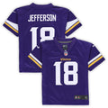 Justin Jefferson Minnesota Vikings Nike Preschool Game Jersey   Purple