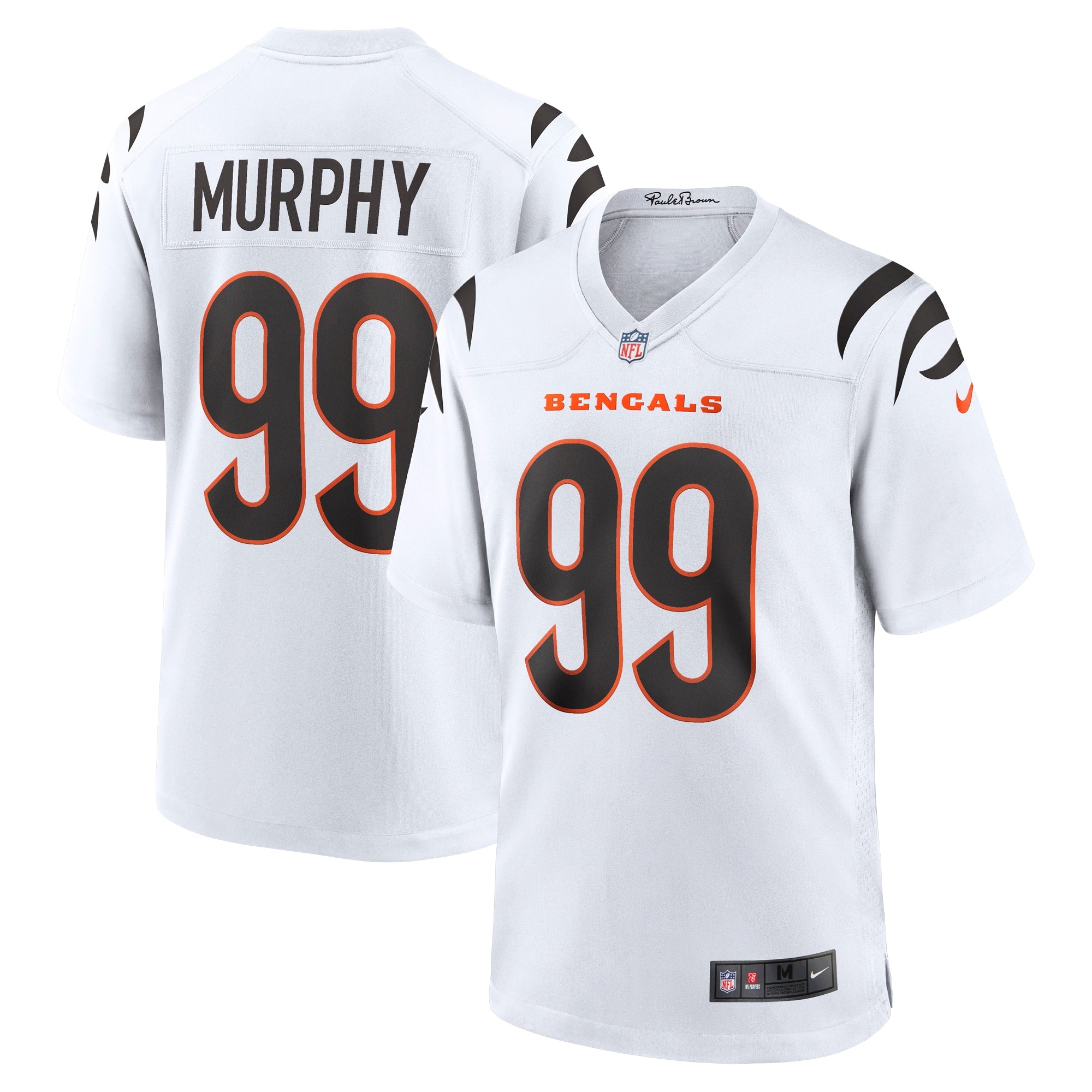 Myles Murphy Cincinnati Bengals Nike Team Game Jersey   White