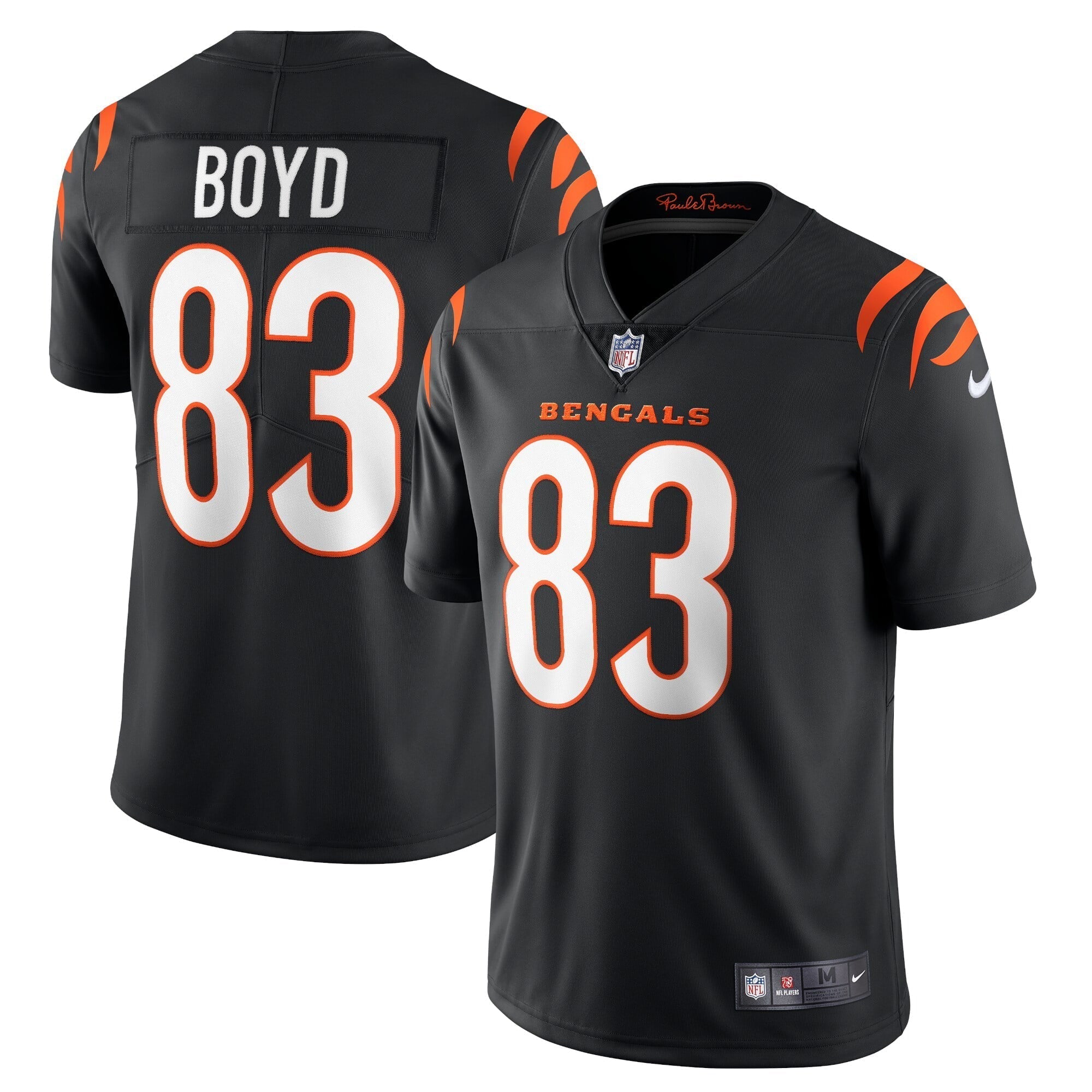 Men s Nike Tyler Boyd Black Cincinnati Bengals Vapor Limited Jersey