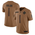 Justin Fields Chicago Bears Nike 2023 Salute To Service Limited Jersey   Brown