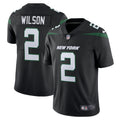 Zach Wilson New York Jets Nike Vapor Limited Jersey   Stealth Black