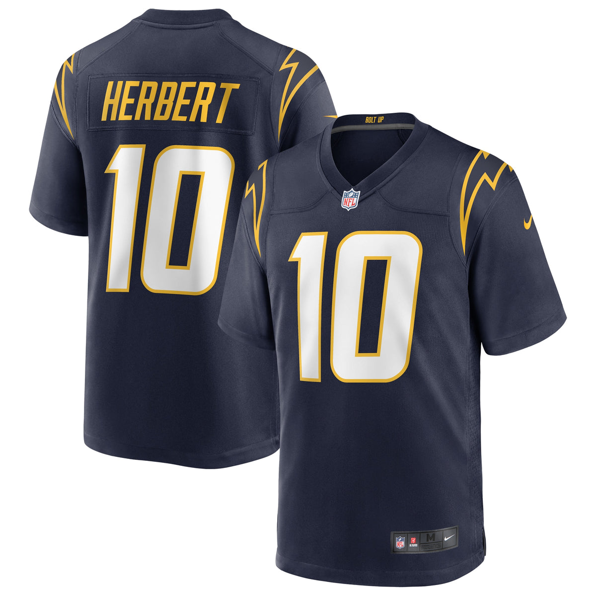 Justin Herbert Los Angeles Chargers Nike Alternate Game Jersey   Navy
