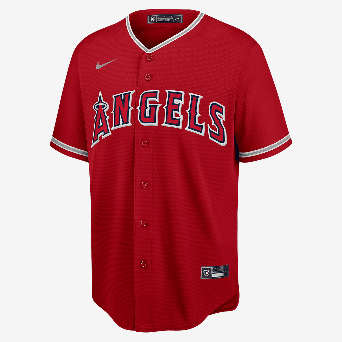 MLB Los Angeles Angels Men's Replica Baseball Jersey - University Red
