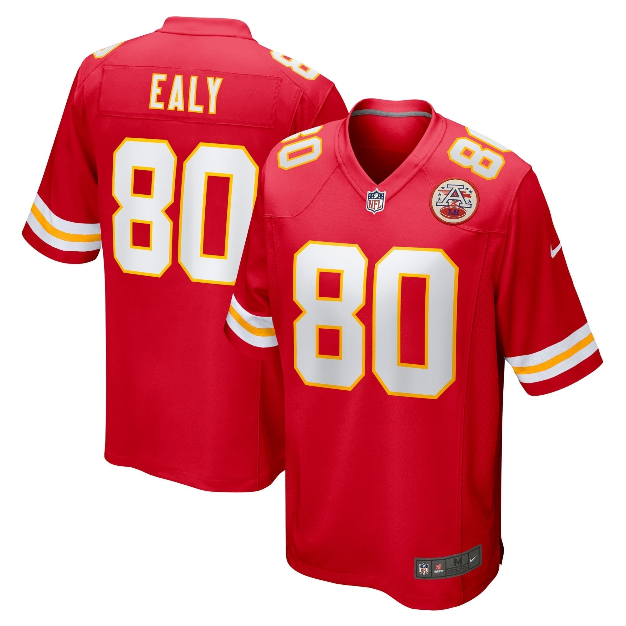 Men s Nike Jerrion Ealy Red Kansas City Chiefs Game Player Jersey