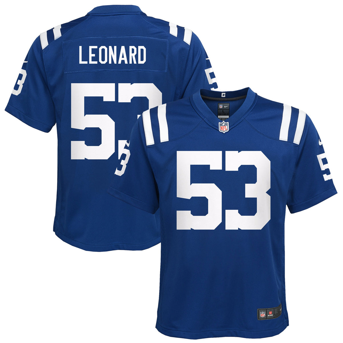Shaquille Leonard Indianapolis Colts Nike Youth Game Jersey   Royal