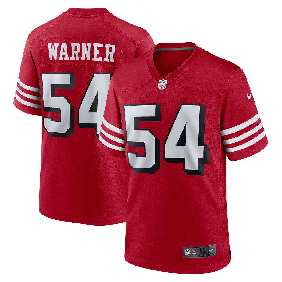 Fred Warner San Francisco 49ers Nike Alternate Game Jersey   Scarlet