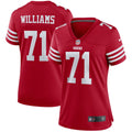 Women s Nike Trent Williams Scarlet San Francisco 49ers Team Player Game Jersey