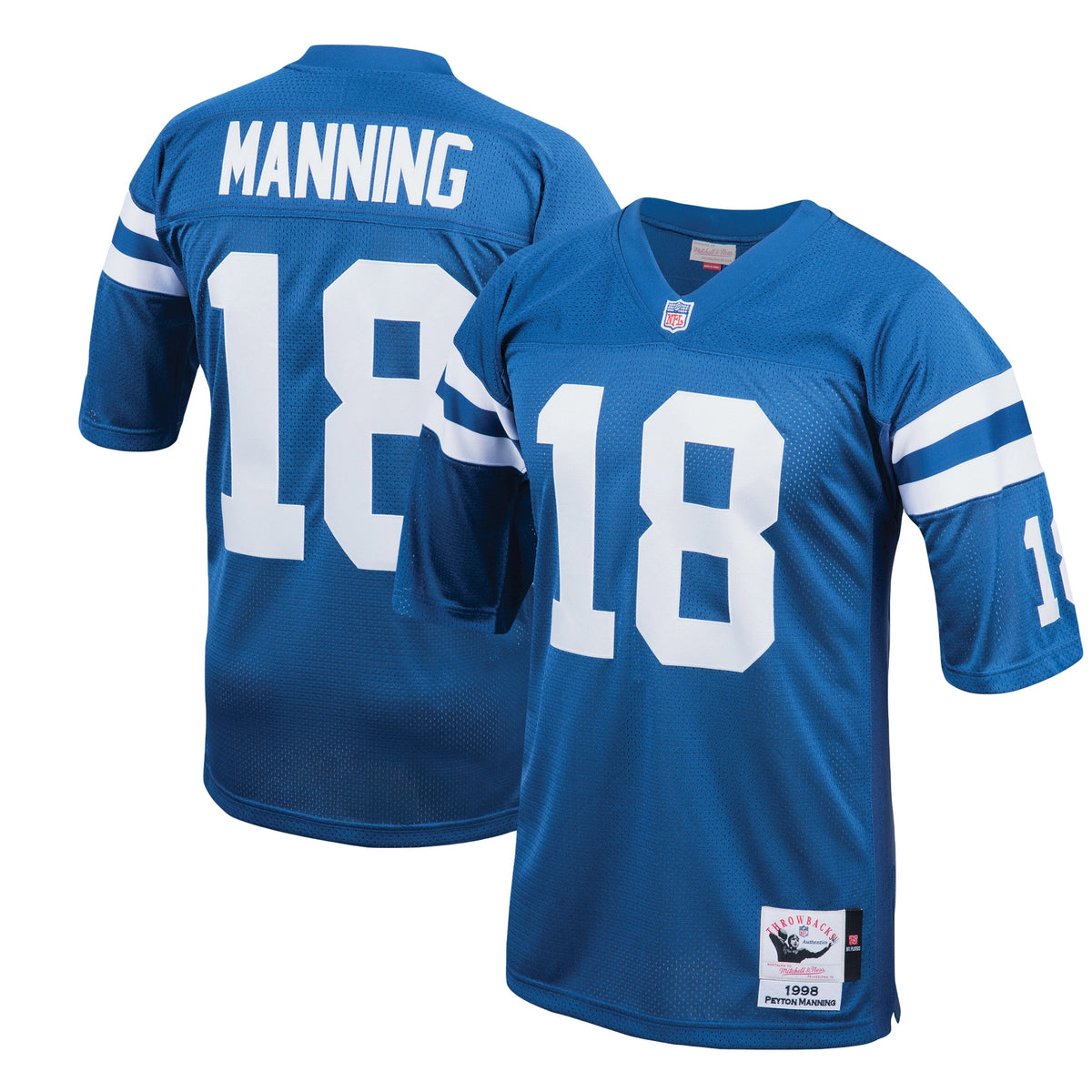Peyton Manning Indianapolis Colts Mitchell   Ness 1998 Authentic Throwback Retired Player Jersey   Royal