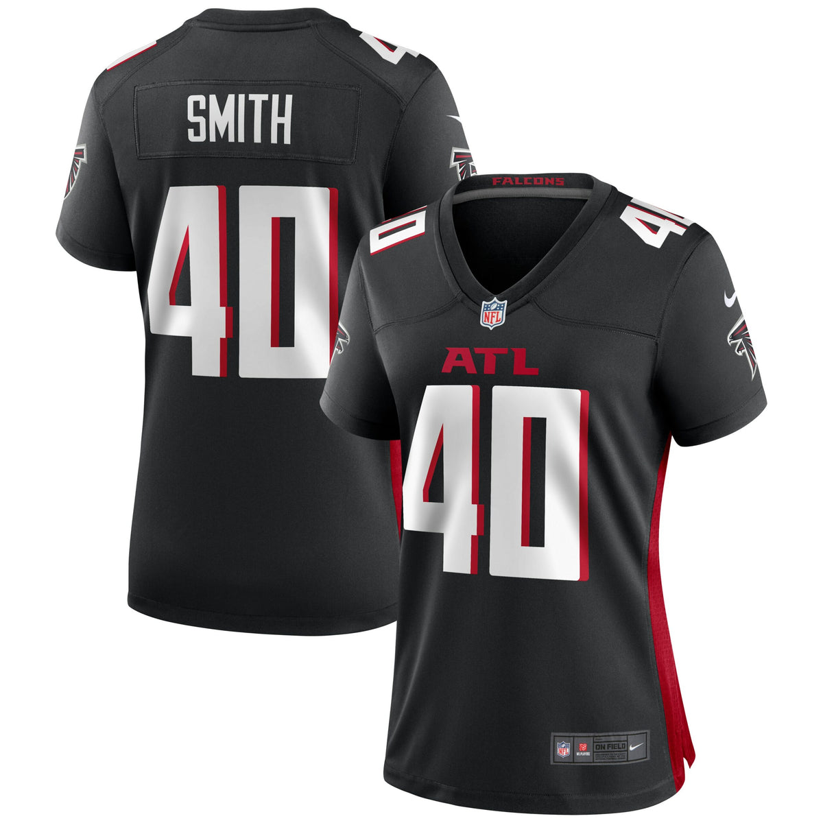 Keith Smith Atlanta Falcons Nike Women s Game Jersey   Black