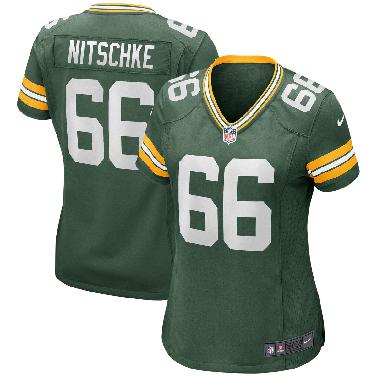 Ray Nitschke Green Bay Packers Nike Women s Game Retired Player Jersey   Green