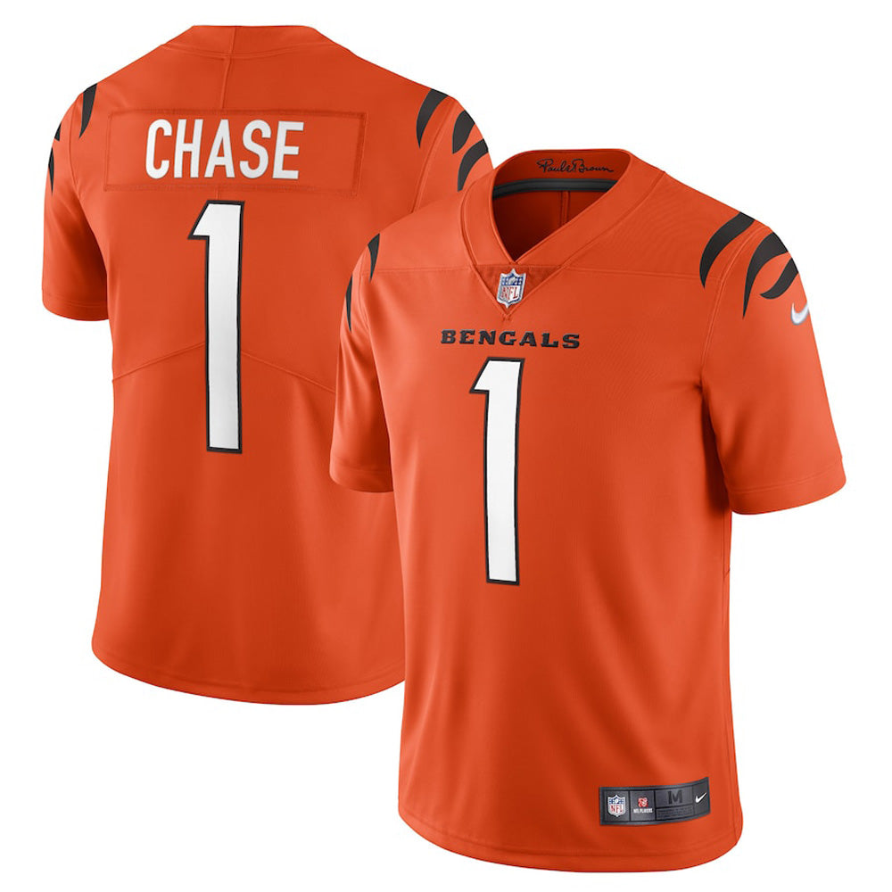 Youth Cincinnati Bengals Ja Marr Chase Vapor Jersey   Orange