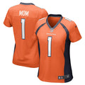 Women s Nike Number 1 Mom Orange Denver Broncos Game Jersey