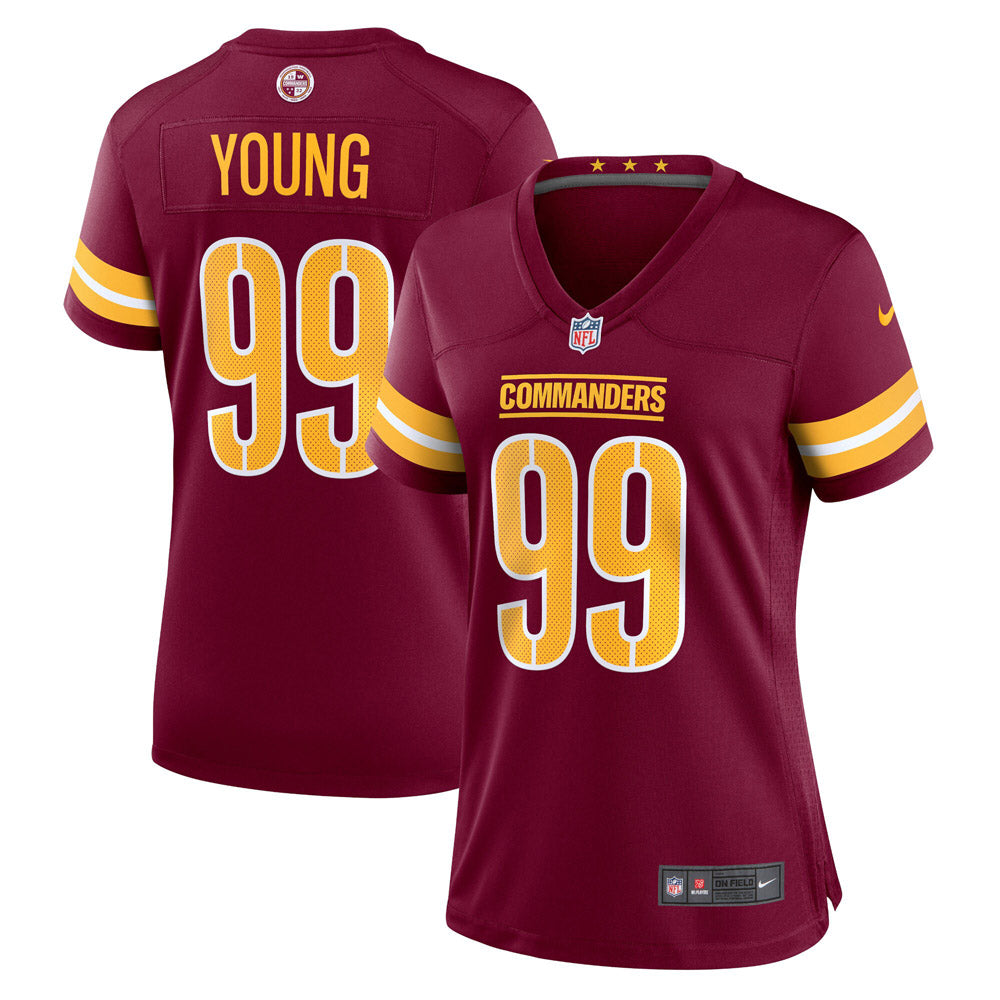 Women s Washington Commanders Chase Young Game Jersey Burgundy