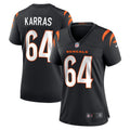 Women s Nike Ted Karras Black Cincinnati Bengals Game Player Jersey