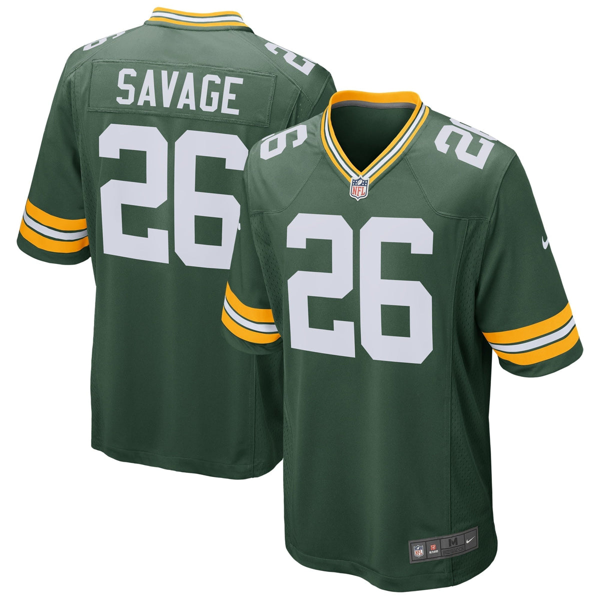 Men s Nike Darnell Savage Green Green Bay Packers Game Jersey