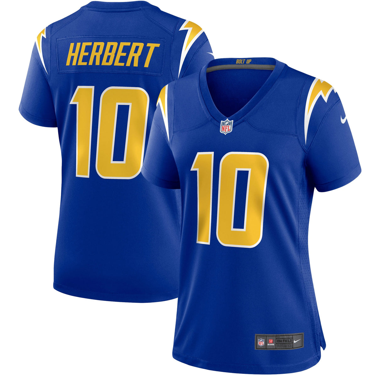 Justin Herbert Los Angeles Chargers Nike Women s Game Jersey   Royal