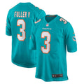 Men s Nike Will Fuller V Aqua Miami Dolphins Game Jersey