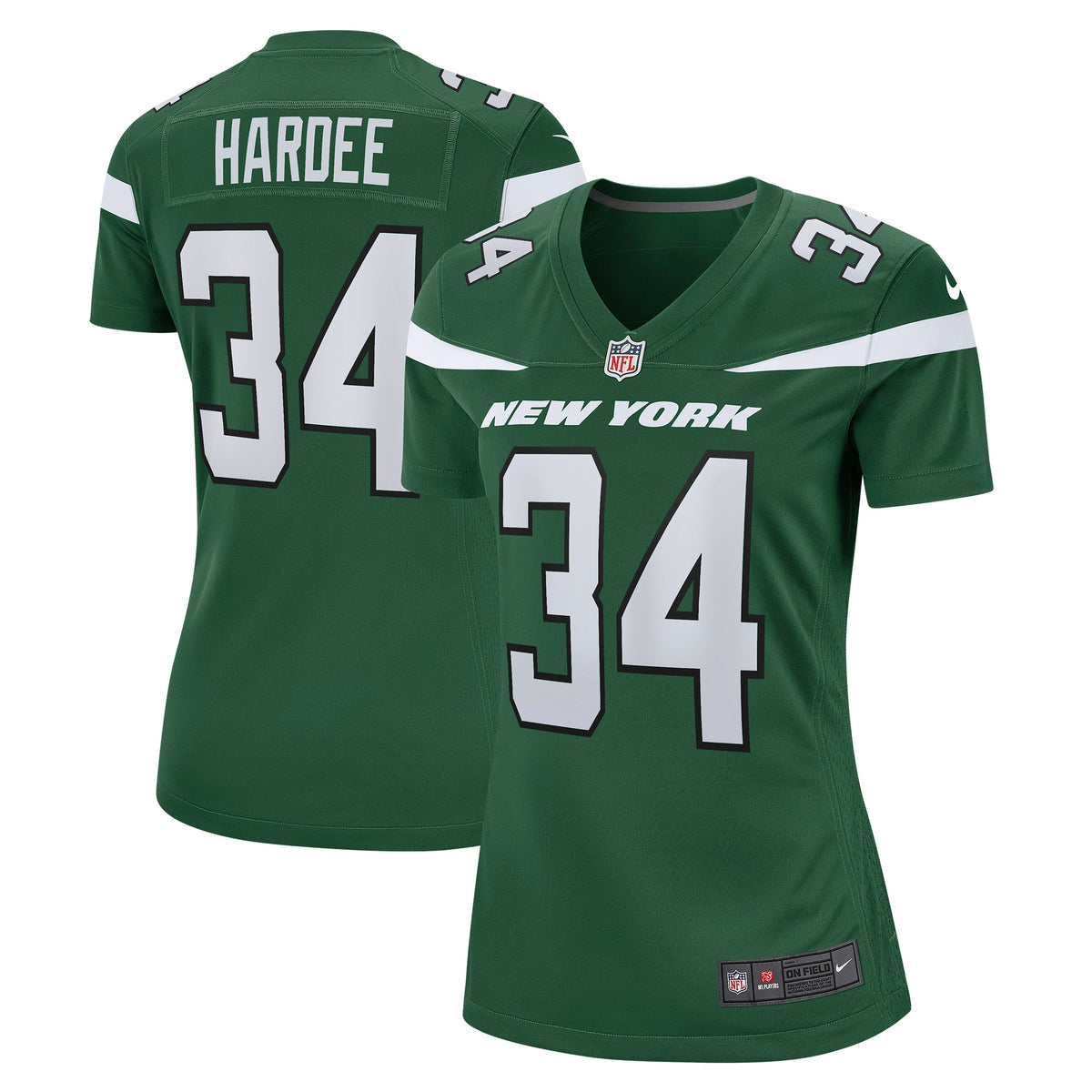 Justin Hardee New York Jets Nike Women s Game Jersey   Gotham Green