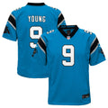 Bryce Young Carolina Panthers Nike Youth Game Jersey   Blue