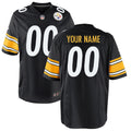 Pittsburgh Steelers Nike Youth Custom Game Jersey   Black