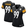 Women s Nike Larry Ogunjobi Black Pittsburgh Steelers Game Player Jersey