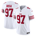 Men s Nike Nick Bosa White San Francisco 49ers  Vapor F.U.S.E. Limited Jersey