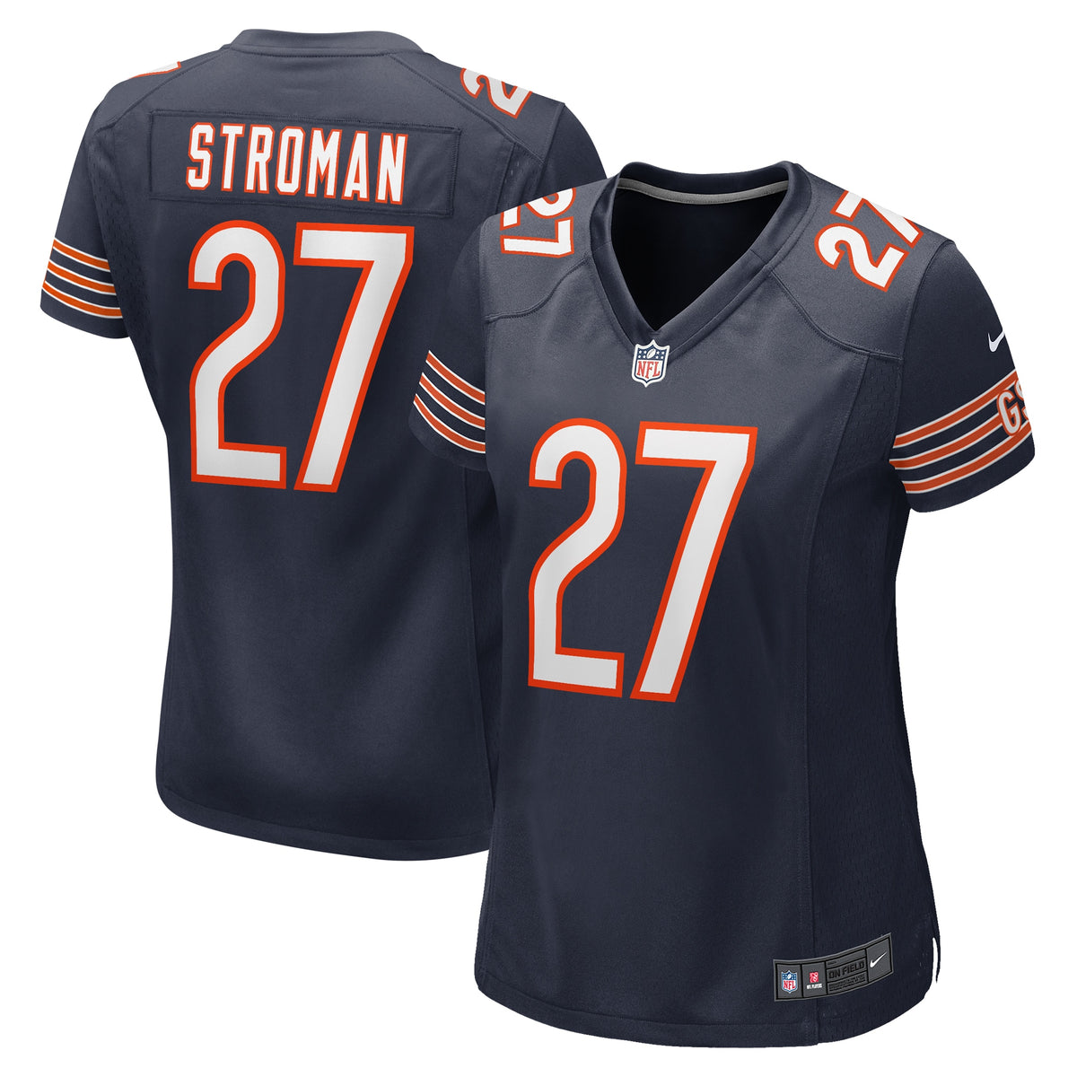 Greg Stroman Chicago Bears Nike Women s Team Game Jersey    Navy