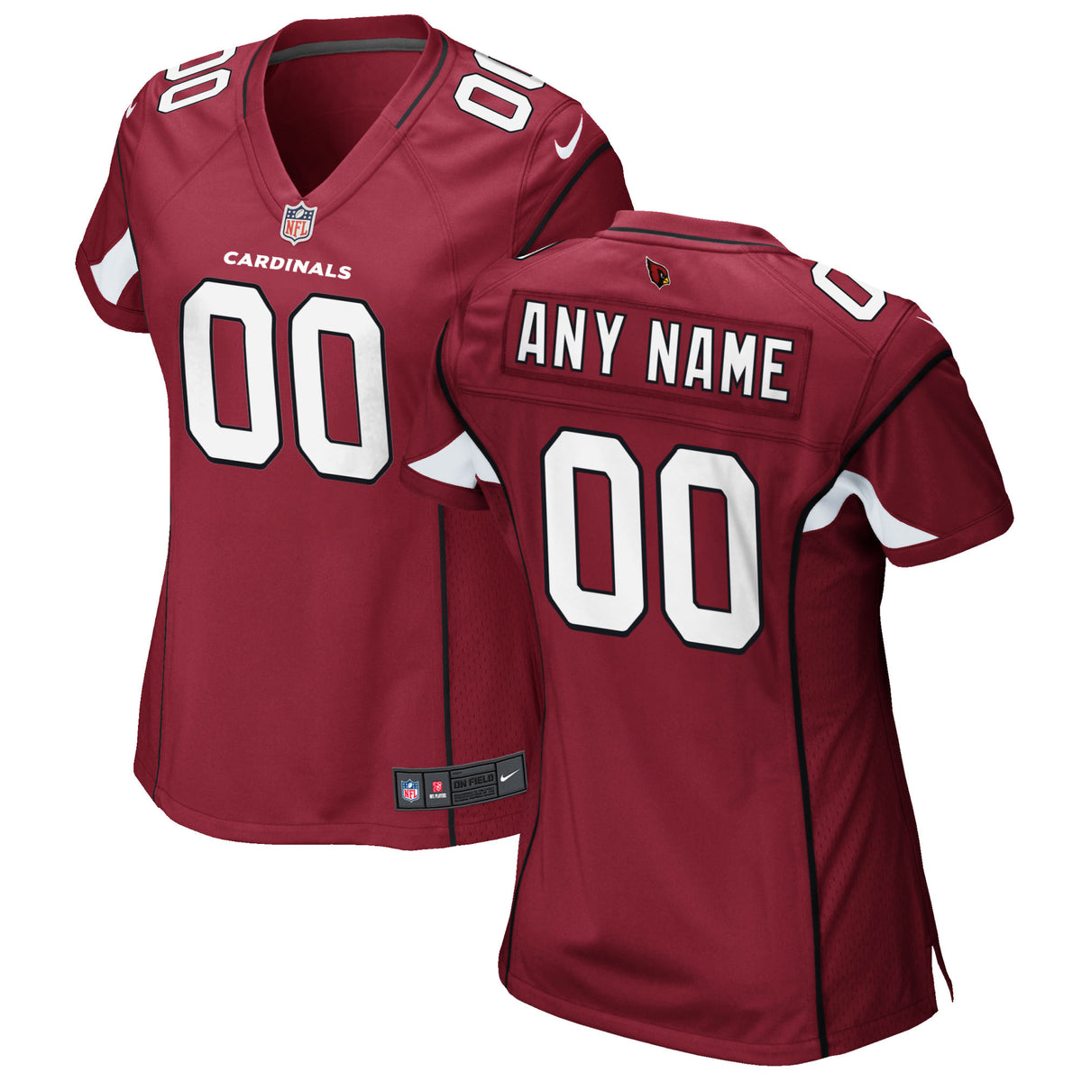 Arizona Cardinals Nike Women s Custom Game Jersey   Cardinal