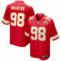 Men s Nike Tershawn Wharton Red Kansas City Chiefs Game Jersey