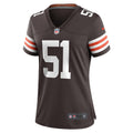 Women s Nike Jordans Kunaszyk Brown Cleveland Browns Game Player Jersey