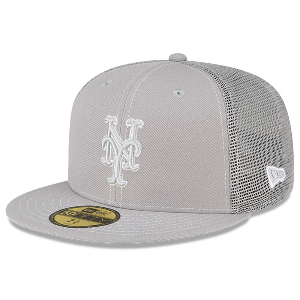 New York Mets New Era 2023 On-Field Batting Practice 59FIFTY Fitted Hat - Gray