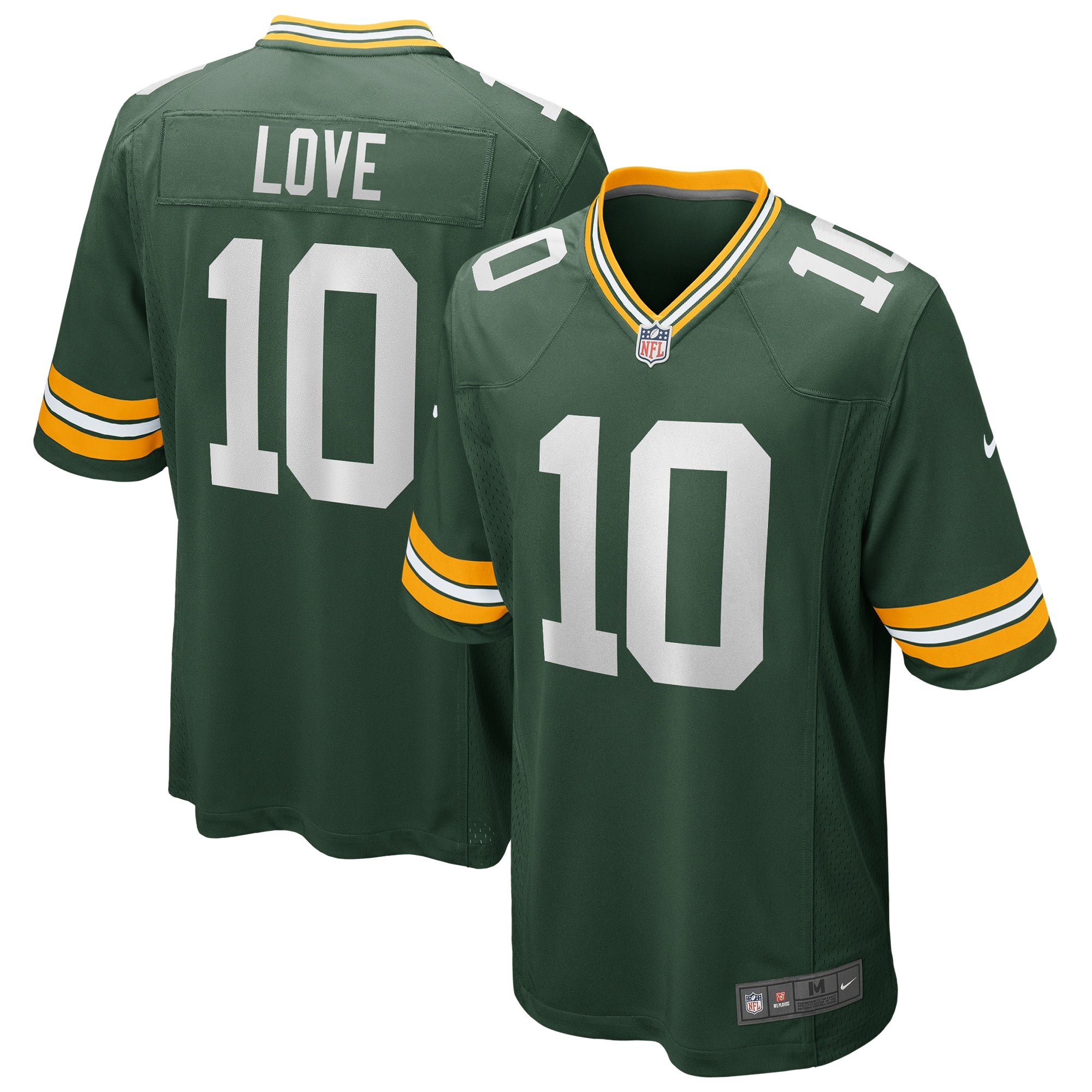 Jordans Love Green Bay Packers Nike Player Game Jersey   Green