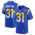 Men s Nike Nick Hampton Royal Los Angeles Rams Home Game Jersey
