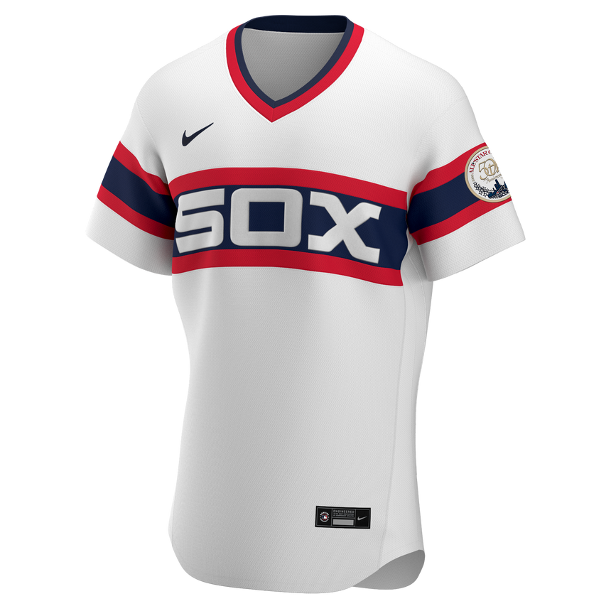 Men's Chicago White Sox White Alternate 1983 Authentic Official Team Jersey