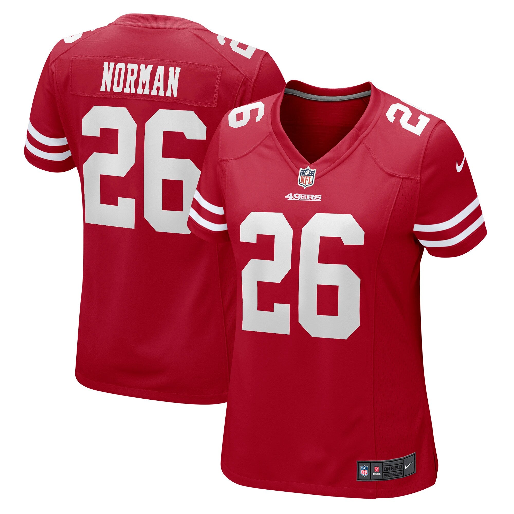 Josh Norman San Francisco 49ers Nike Women s Game Player Jersey   Scarlet