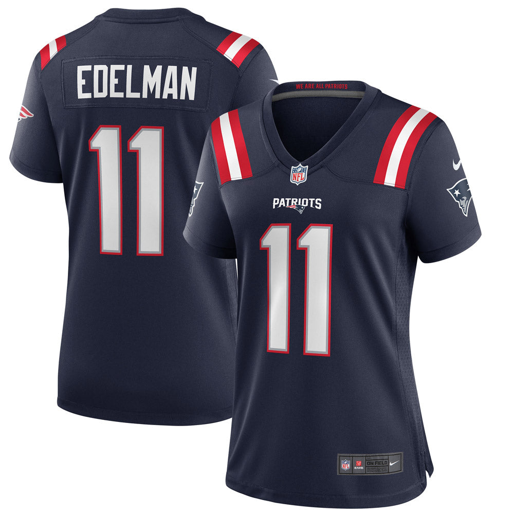 Women s New England Patriots Julian Edelman Game Jersey Navy