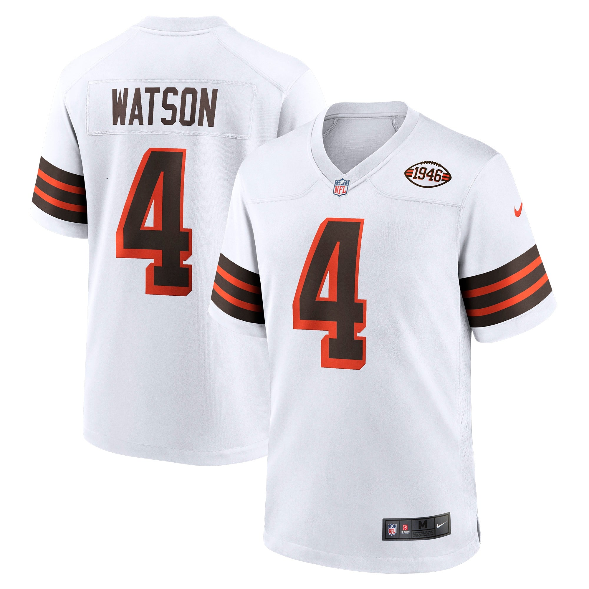 Deshaun Watson Cleveland Browns Nike Alternate Game Jersey   White