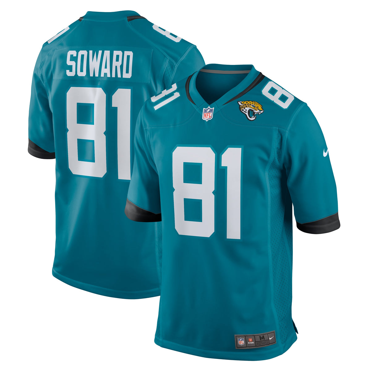 R. Jay Soward Jacksonville Jaguars Nike Retired Player Team Game Jersey    Teal