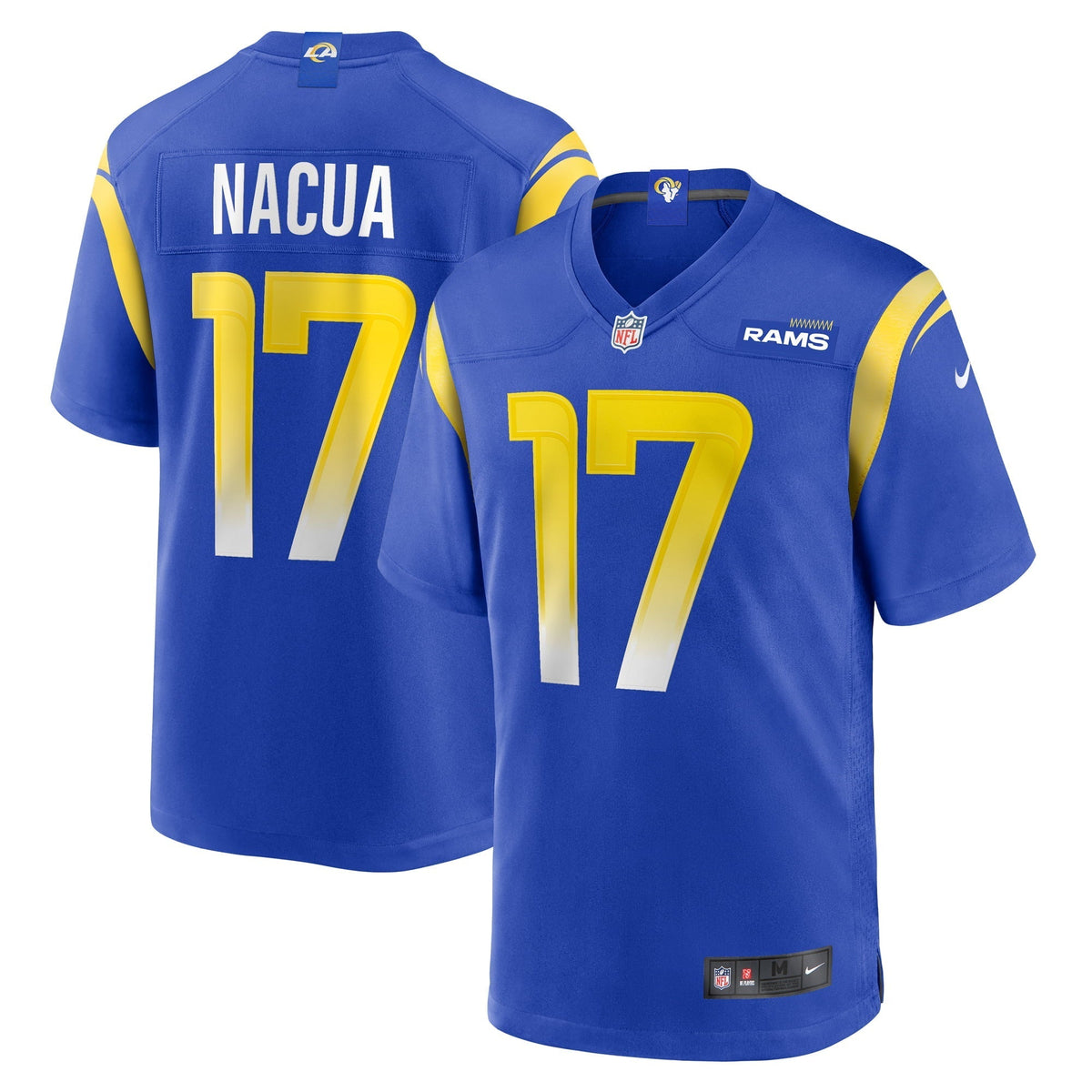 Men s Nike Puka Nacua Royal Los Angeles Rams Home Game Jersey
