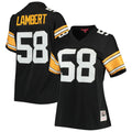 Jack Lambert Pittsburgh Steelers Mitchell   Ness Women s Legacy Replica Player Jersey   Black