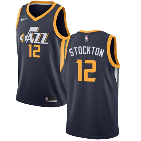 Men's Utah Jazz John Stockton Icon Edition Jersey - Navy