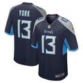Cade York Tennessee Titans Nike Team Game Jersey    Navy