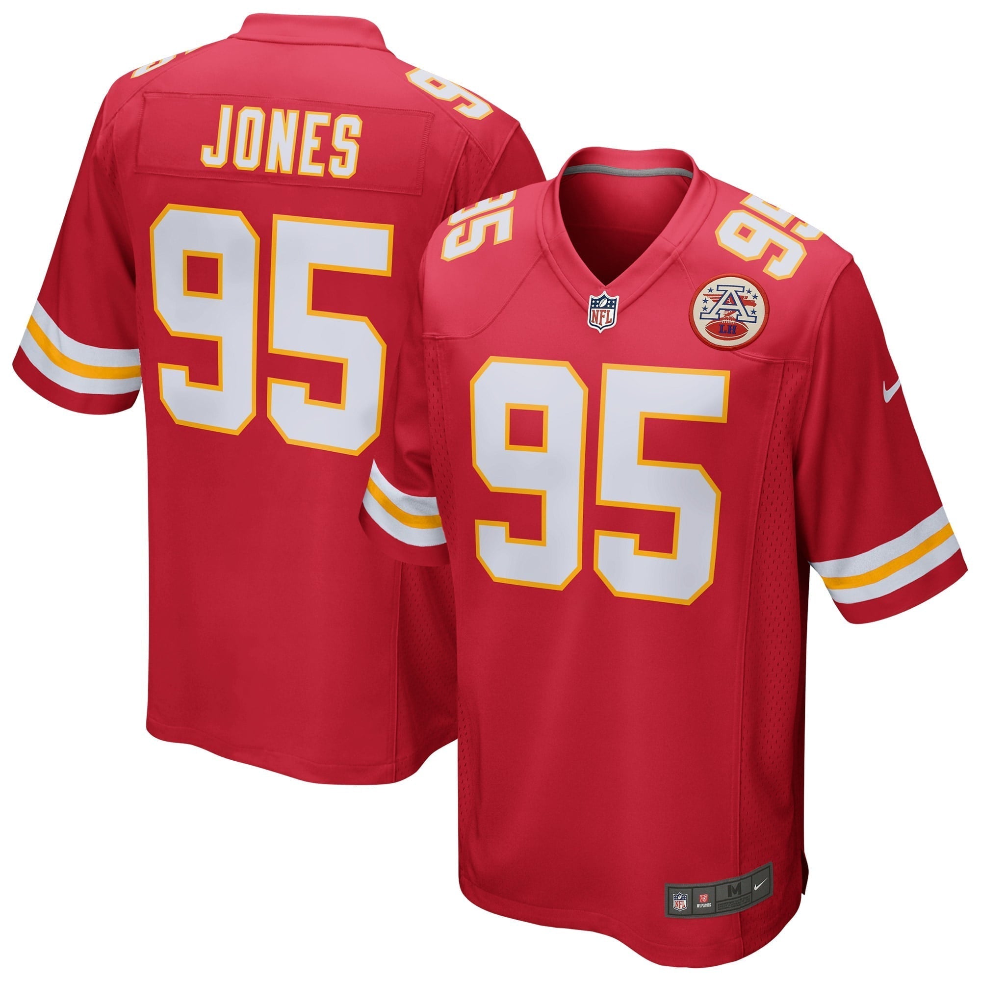 Men s Nike Chris Jones Red Kansas City Chiefs Game Jersey