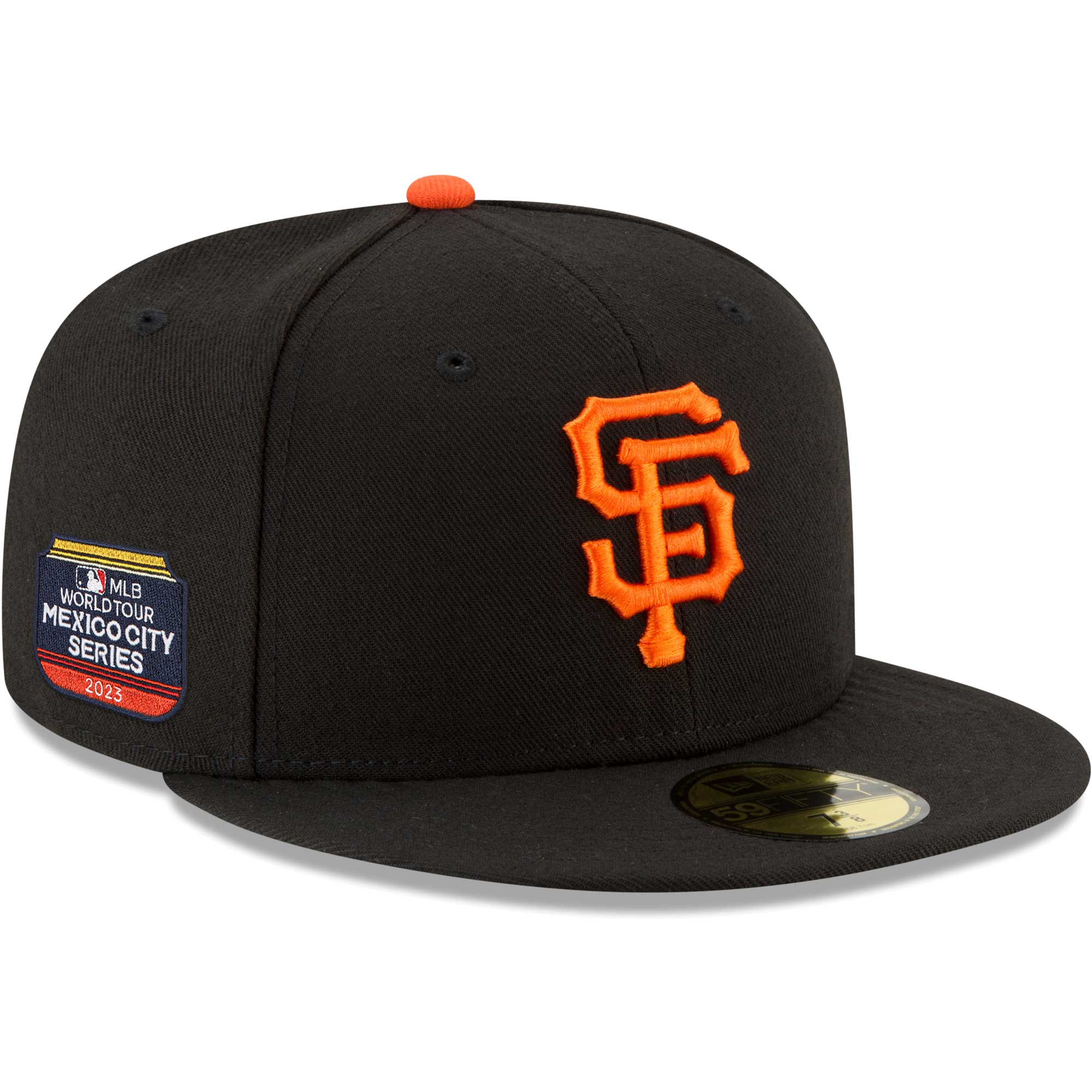 San Francisco Giants New Era On-Field 2023 World Tour Mexico City Series 59FIFTY Fitted Hat - Black