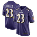 Men s Nike Kyle Fuller Purple Baltimore Ravens Game Player Jersey