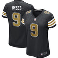 Drew Brees Nike New Orleans Saints Women s Alternate Game Jersey   Black
