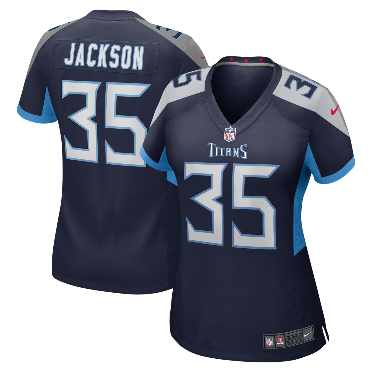 Chris Jackson Tennessee Titans Nike Women s Game Jersey   Navy