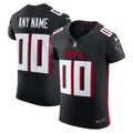 Atlanta Falcons Nike Vapor F.U.S.E. Elite Custom Jersey   Black