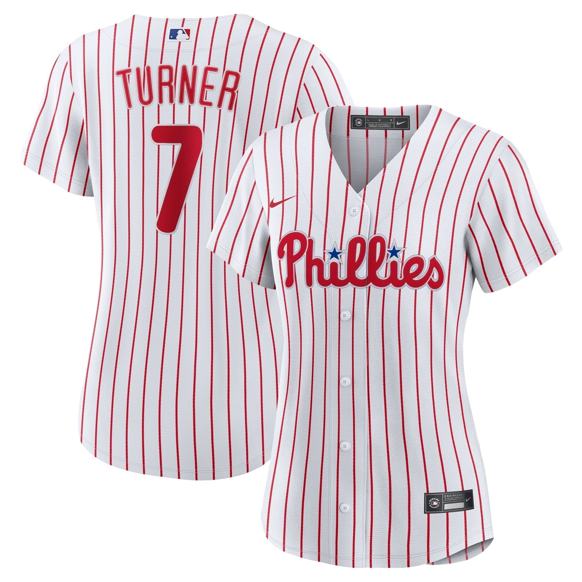 Women's Nike Trea Turner White Philadelphia Phillies Home Replica Player Jersey