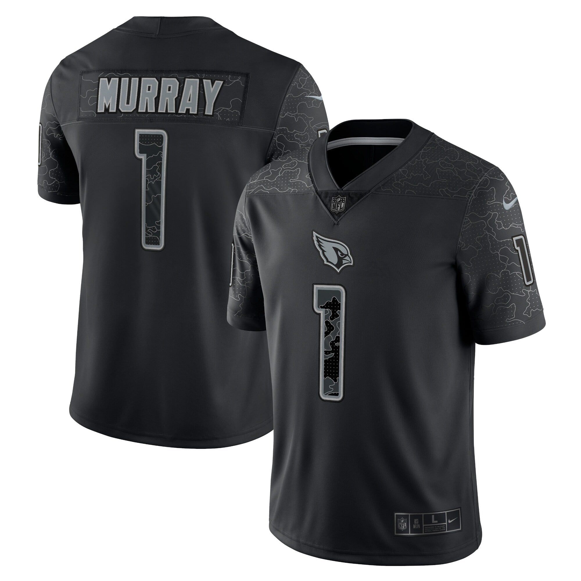 Men s Nike Kyler Murray Black Arizona Cardinals RFLCTV Limited Jersey